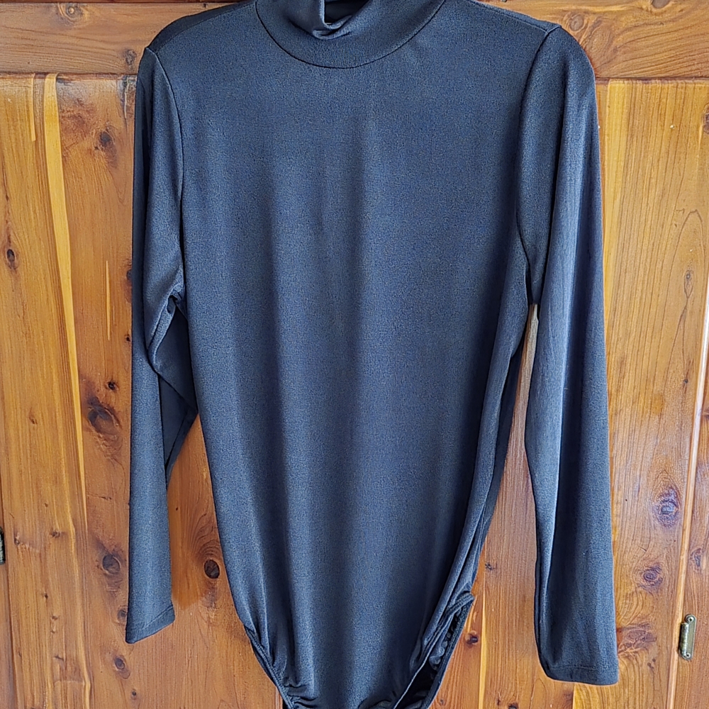Rebdolls Black Fitted Long Sleeve Bodysuit